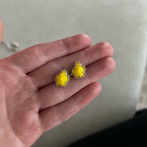 Yellow Kendra Scott Studs